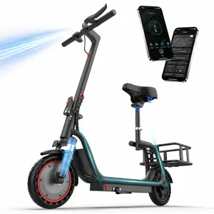 350W Folding Electric Bike for Adults, Maximum Speed 19MPH,Range 16/28 Miles, LED Lights,UL 2272 Certified