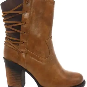 Back Lace Ankle Boot