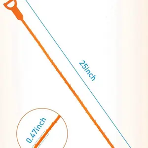 25 inch Drain Clog Remover with 0.47 inch Tip for Efficient Cleaning