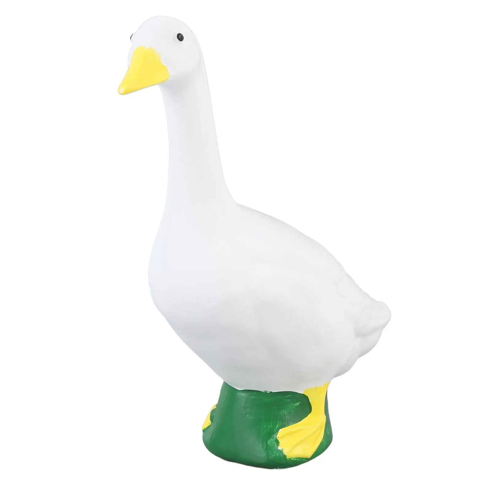 Goose Statue Goose Figurine Ornament Exquisite Craft Delicate Details Impressive Texture Lifelike Resin Versatile for Porch