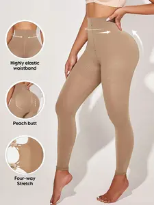 Women's Compression Leggings, Spring Summer Transparent Seamless Tight Fit, Lightweight Mesh Short Dance Pants, Elegant Comfortable Activewear