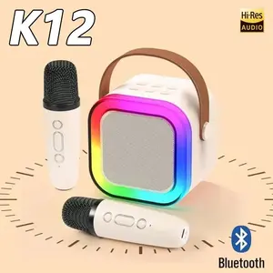 K12 karaoke machine with 2 microphones
