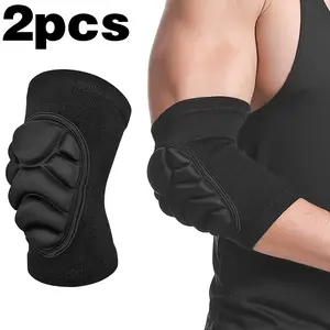 2pcs Sponge Elbow Pads, Elbow Support Brace, Elbow Guard, Sports Hand Joint Sleeves, Sports Arm Sleeve, Ideal for Dance, Inline Skating, Extreme Outdoor Sports, Cycling