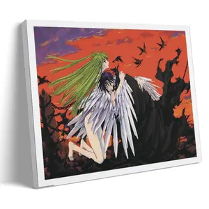 MUTUALITYCLAMP-works in CODE GEASS Poster Posters Music Album Cover Posters Canvas Wall Art High-Resolution Vintage Band & Artist Prints for Room