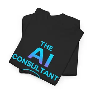 AI Consultant Unisex Heavy Cotton Tee | Perfect Gift for Tech Lovers, AI Enthusiasts, Programmers, Casual Wear, Fun Gift