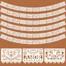 6 Pack Mexican Papel Picado Banner Cielito Lindo & AMOR Design Fiesta Decorations for Wedding Bridal Shower Engagement Party Baptism First Communion Birthday Cinco de Mayo Decor