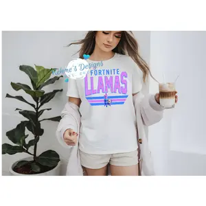 Fortnite Llamas Pink T-shirts, Sweatshirts & Hoodies - Gildan Unisex Soft Style, 100% Cotton Crewneck Sweatshirts & Hoodies Crewneck