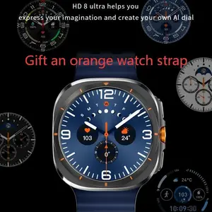2026 New Watch8 Super Smartwatch Classic Edition NFC Health Monitoring Bluetooth-compatible Calling IP68 Waterproof HD Smartwatch for iOS & Android Dual OS Support