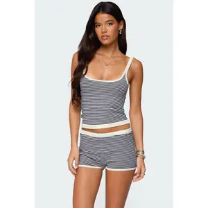 Saylor Striped Knit Tank Top