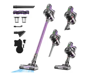 Cordless Vacuum Cleaner 25000Pa 45min Lightweight Stick Vacuum for Home Pet Hair Carpet Floor
