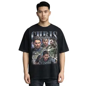 Limited Chris Redfield Vintage T-Shirt, Gift For Women and Man Unisex T-Shirt Womenswear Top Graphic Love