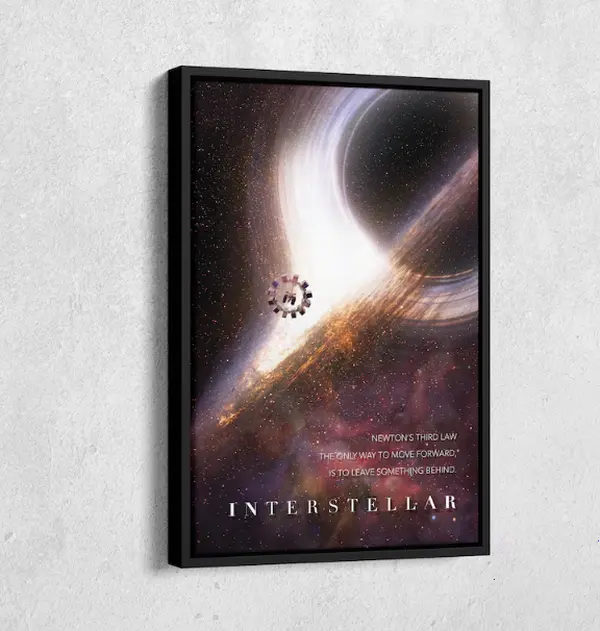 [25% OFF] [UNFRAMED]    Interstellar Movie Poster  Wall Art Home Decor Framed Poster Print