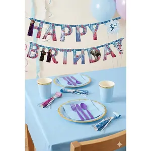 Frozen Base Birthday Party Kit - For 8 Guests