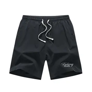 Men’s quick-dry fishing shorts — breathable summer athletic casual bermuda shorts for outdoor fishing and beachwear