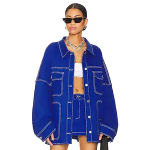 BY.DYLN Cooper Jacket in Cobalt