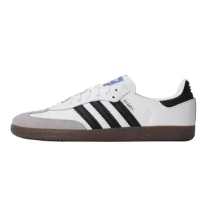 Adidas Samba OG Cloud White Core Black B75806 Authentic Shoes Footwear Sneaker Trainer Comfortable Walking Fashion Trending Gift Adidas Handball Spezial Navy Gum Sneakers Women's Suede Casual Shoes BD7633Girl Footwear Closed  everyday shoe Casual Footwear