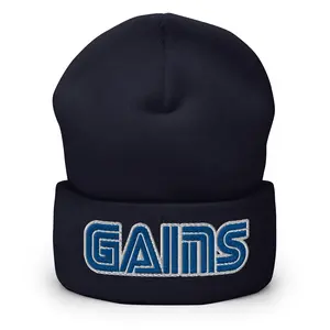 "GAINS" Knit Beanie