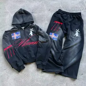 Nordic Heaven zip up - pants set Clothes