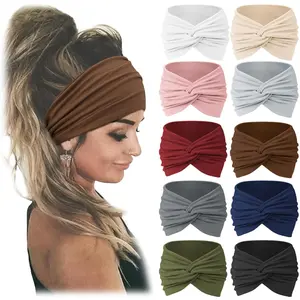 10Pcs/Set Women Headbands,African Wide Hair Wrap,Extra Turban Head Bands for Lady,Large Sport Workout Stretch Non-slip Big Hair Bands,Valentine's Day Gifts,Hand Tools Kits