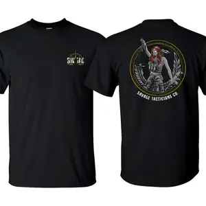 Lady Justice Shirt Unisex Short Sleeve, Casual 100% Cotton, Army Military Menswear, Gun Shirt Tactical Gear, Good Graphic Shirt, Made In USA.