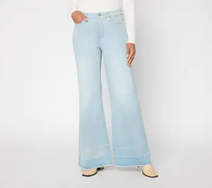 NYDJ Mia Palazzo Wide Leg Jeans with Released Hem