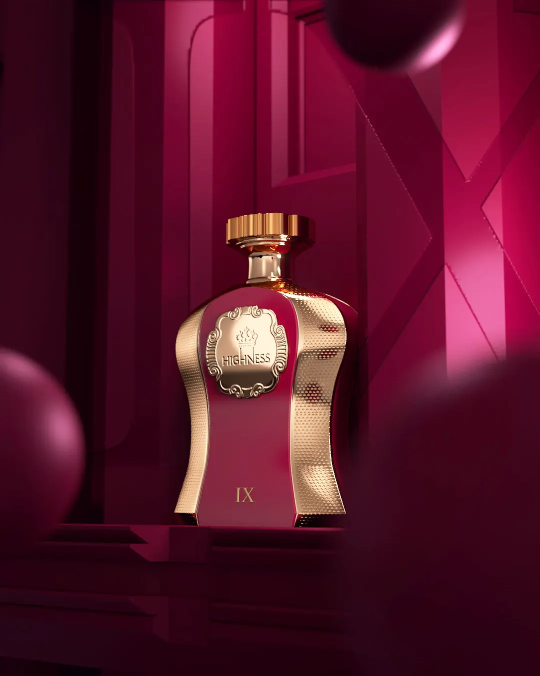 AFNAN HIGHNESS  IX MAROON EAU DE PARFUM 100ML FOR WOMEN