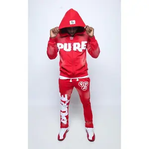 Distressed Pure( Hoodie ) Menswear Top Sweatshirts