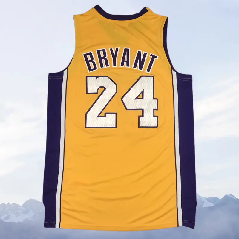 Men's stitched Basketball Jersey Men's Sleeveless Gold 2006-07