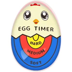 Tricolor Egg Timer for Boiling Eggs - Changes Color When Done, Easy to Read, Perfect for Hard or Soft Boiled Eggs, Kitchen Gadget