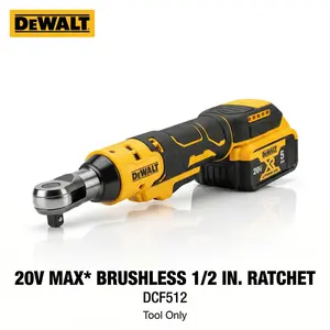 DEWALT DCF512 1/2 Inch Brushless Cordless Ratchet for Automotive Maintenance Compact Low Profile Tool