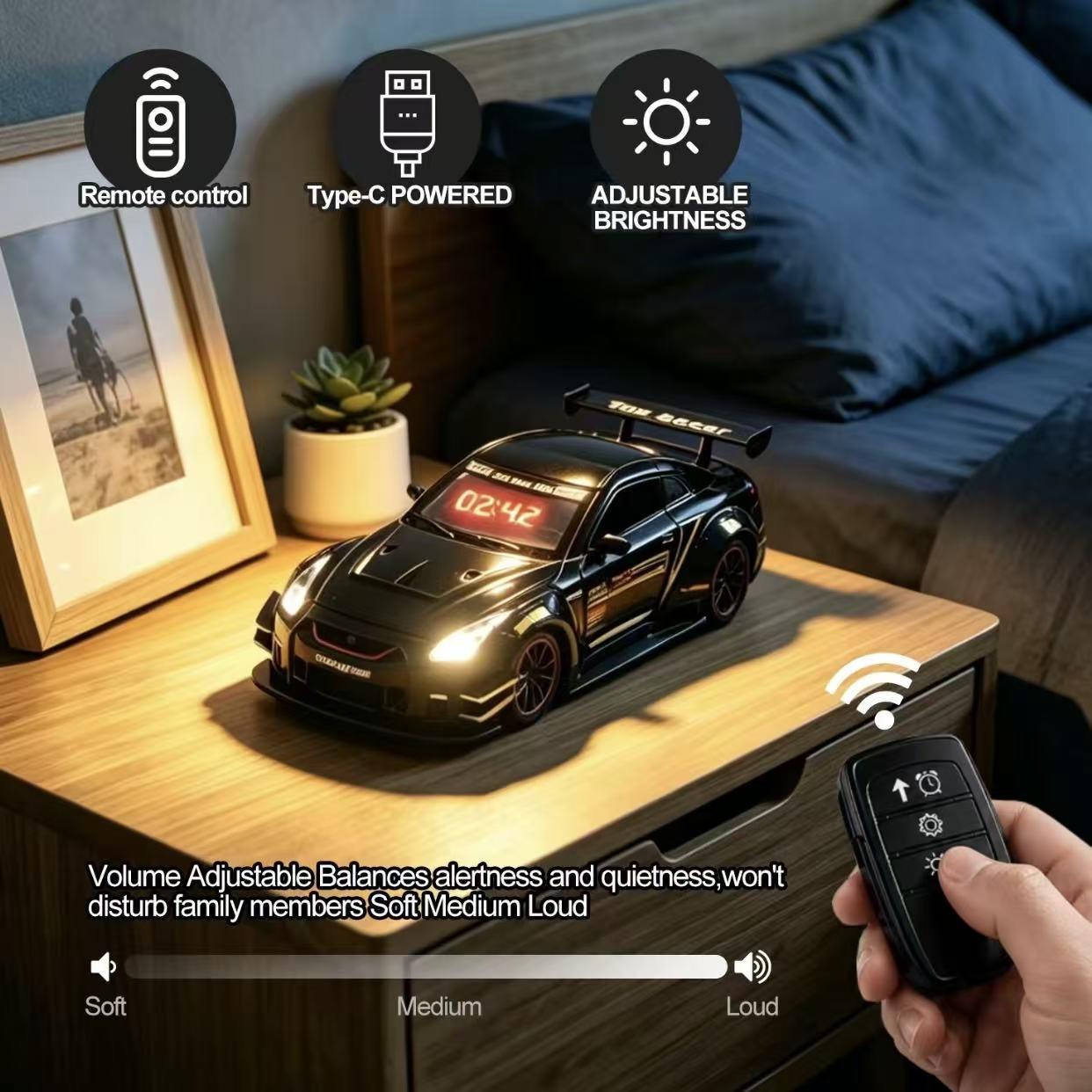 Sports Car Alarm Clock Hyper Car Alarm Clock,Spray Supercar with Engine Sound & Light EffectAlarm Clock, Sports Car Alarm Clock Ornament, Holiday Gift. Sports Car Alarm Clock Hyper Car Alarm Clock,Spray Supercar with Engine Sound & Light EffectAlarm Clock, Sports Car Alarm Clock Ornament, Holiday Gift.