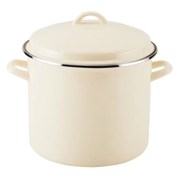 12-Quart Induction Enamel Stockpot with Lid 12-Quart Induction Enamel Stockpot with Lid