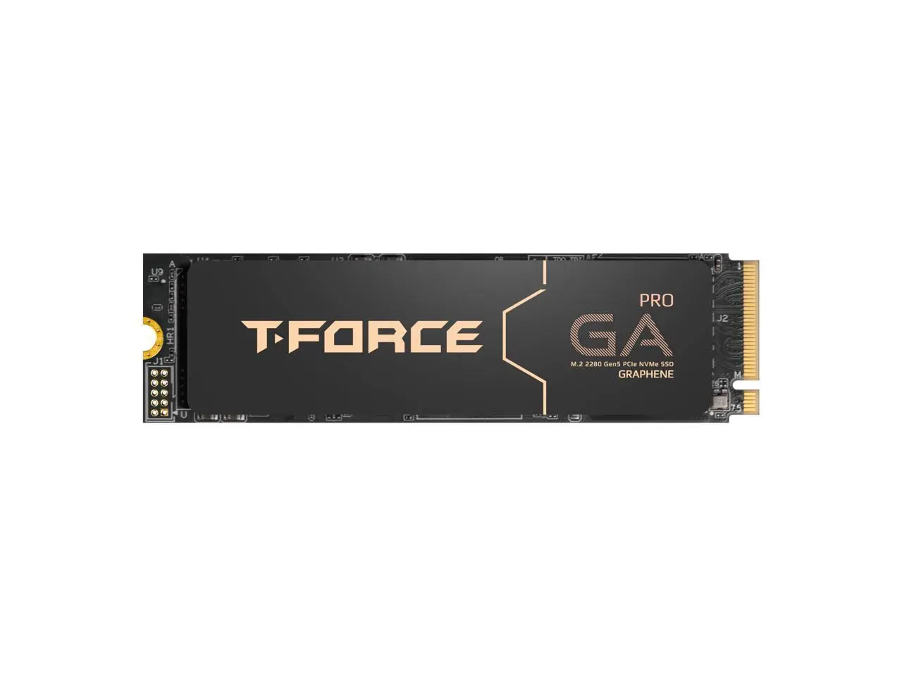 Team Group T-FORCE GA PRO M.2 2280 2TB PCIe Gen5.0x4 with NVMe DRAM CACHE 3D NAND Internal Solid State Drive (SSD) TM8FFJ002T0C129