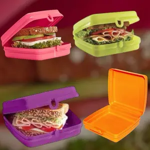 Tupperware Sandwich Keeper in Vibrant Colors Dishwasher Safe & BPA Free for Fresh Food Storage and Easy Cleaning