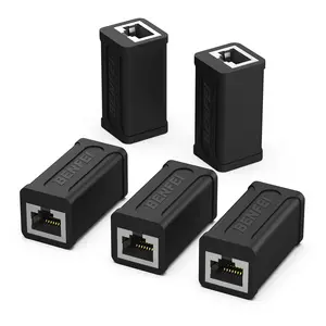 BENFEI RJ45 Inline Coupler, 5 Pack Cat7 Cat6 Cat5e Ethernet Coupler Female to Female BENFEI RJ45 Inline Coupler, 5 Pack Cat7 Cat6 Cat5e Ethernet Coupler Female to Female