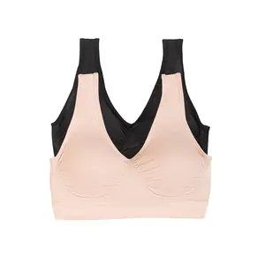 Body Smooth Seamless Wireless Bra 2-Pack
