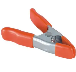 Professional 1 inch Large Steel A Shape Spring Clamp with protective covers for Film, Broadcast and Stage Production