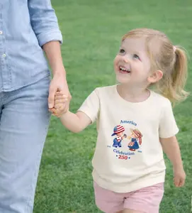 Cute America 250 Shirt, America Tee, 4th of July Outfit, Red White Blue Shirt for Toddlers, 250th Anniversary Top 4th of July Shirt