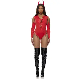 Forplay Women's Halloween Sizzle N Shine Sexy Devil Costume