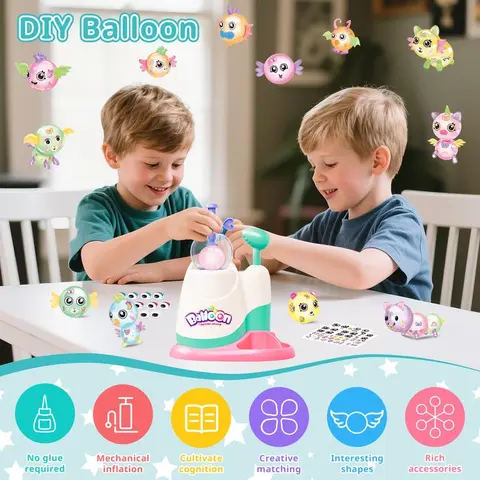 Glow-in-the-Dark Squishy Maker Kit - Kawaii Assorted Collectible Squishies for Kids 4-12, DIY Creative Play, Sensory & Tactile Activities, Party Favors, Christmas Birthday Gifts, Refill Packs