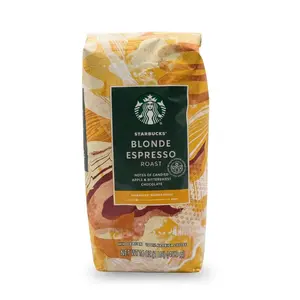 Starbucks Blonde Espresso Roast Whole Bean Coffee 1LB