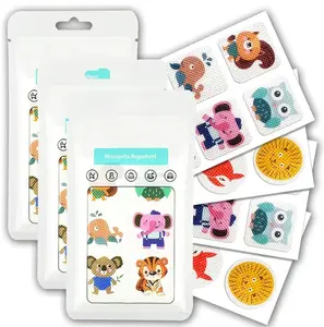 3PCS（108Count）Mosquito Repellent Patches - for Kids & Adults Shaped Badges with Essential Oils, DEET-Free & Natural Bug Protection for Travel, Camping & Outdoor Play