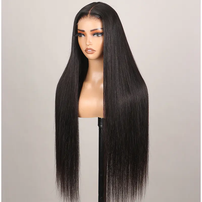 Megalook 5x6 HD Lace Frontal Human Hair Wig, 30in Only Live, Glueless Saves Time and Hassle, Pre-Everything, Natural Hairline, Skin Melted Silky Straight, Drawstring for Snug Hold #TikTokShopBlackFriday
