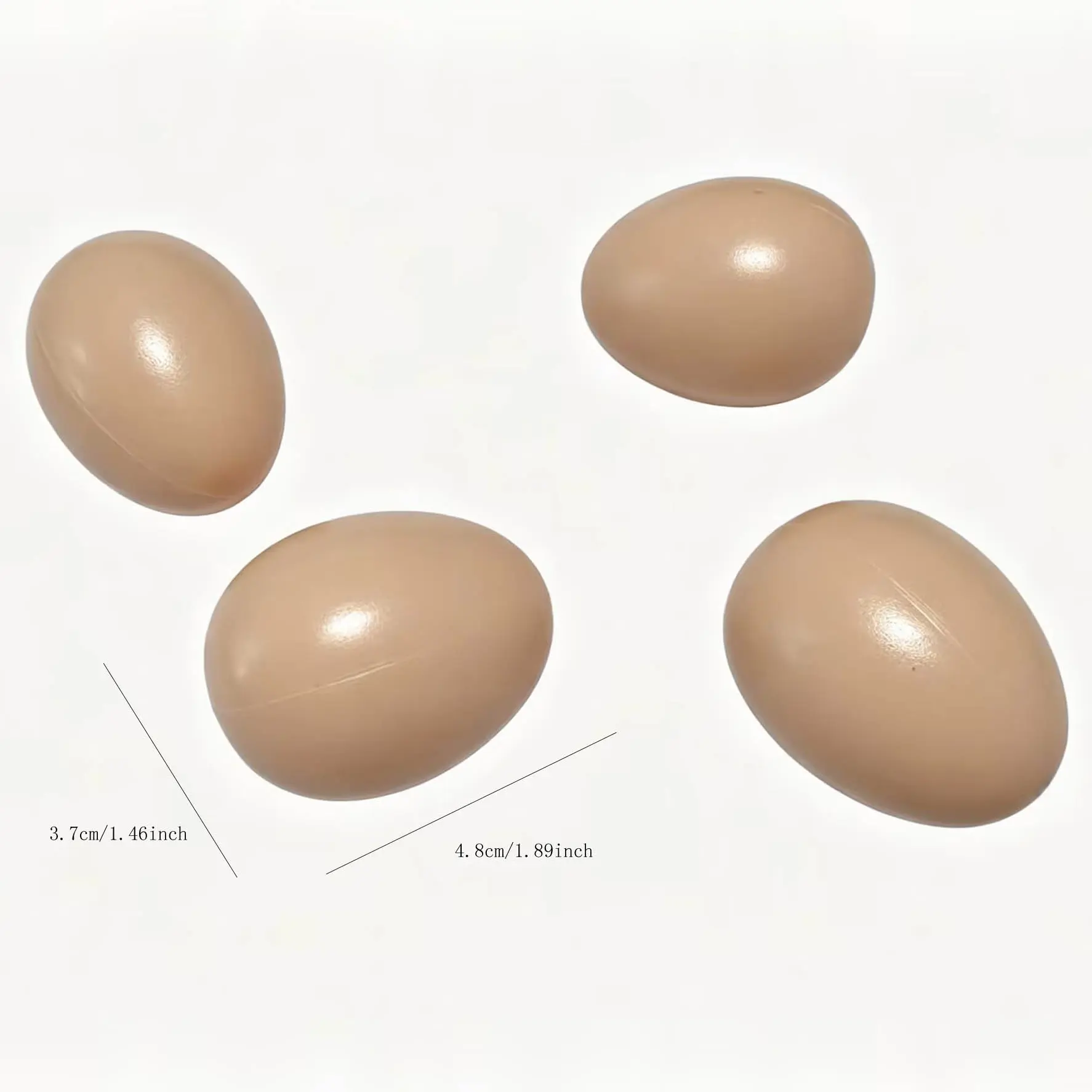 Realistic Eggs Set of 10 Pieces, High-Quality Artificial Simulation Eggs for Home Decor & Kitchen Use, Durable Design for Everyday Convenience