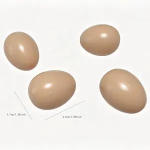 Realistic Eggs Set of 10 Pieces, High-Quality Simulation Eggs for Home Decor & Kitchen Use, Durable Design for Everyday Convenience