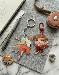 Project Hail Mary Grace Rocky Acrylic Keychain, Grace Rocky Keychain