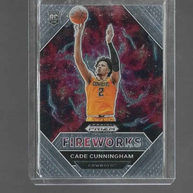 2021-22 Panini Prizm Draft Picks - Fireworks Cade Cunningham #1 (RC)