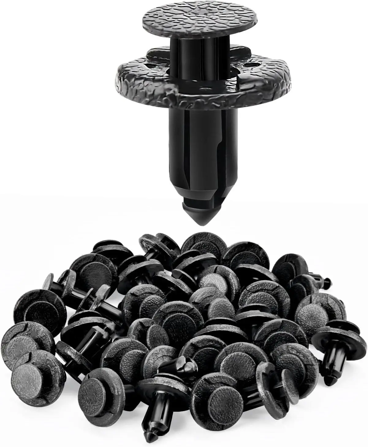 Nilight 40PCS 8mm Reusable Nylon Push-Type Retainer Kit - Anti-Corrosion Car Fasteners & Clips (Part No. 11296-AG000,211296-AG000) for Nissan,Secure Hold Great Fitment Car Accessories,2-Year Warranty