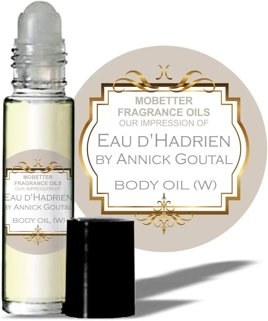 MOBETTER FRAGRANCE OILS Eau d'Hadrien by Annick Goutal Women's Body Oil - Long Lasting Pure Scent Without Alcohol - Roll On Applicator for Travel Convenience