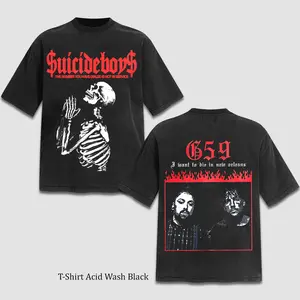 Retro 90s Suicideboys The Number You Have Dialed is Not in Service Two Sided T-Shirt, Vintage Pop Music Graphic, Oversized Heavyweight Tee for Men Women, Old School Hip Hop Apparel, Nostalgic Concert Fan Gift